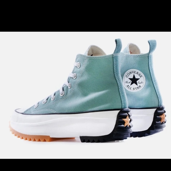 Converse Shoes - New Converse Run Star Hike 'Seasonal Color' Shoes - Jade Unity Womens Size 7